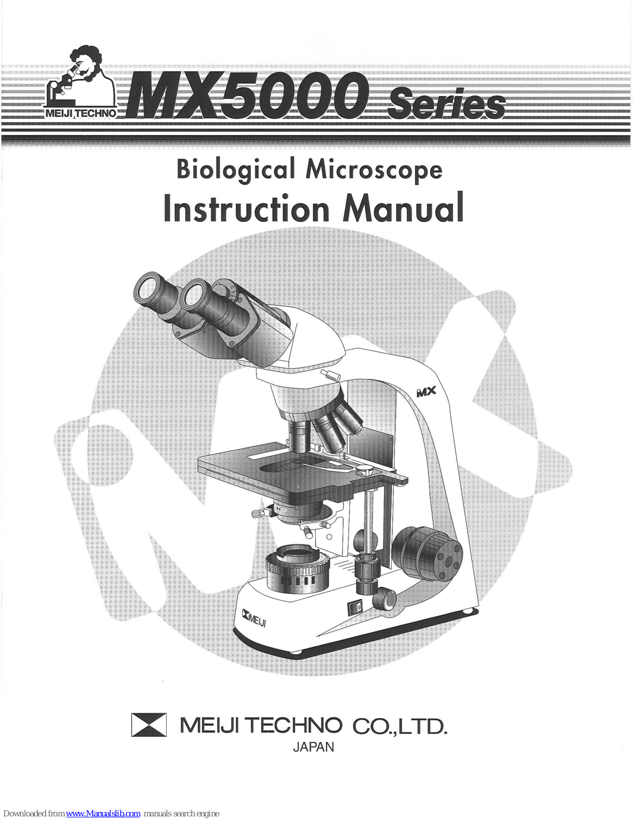 Meiji Techno MX5000 Instruction Manual