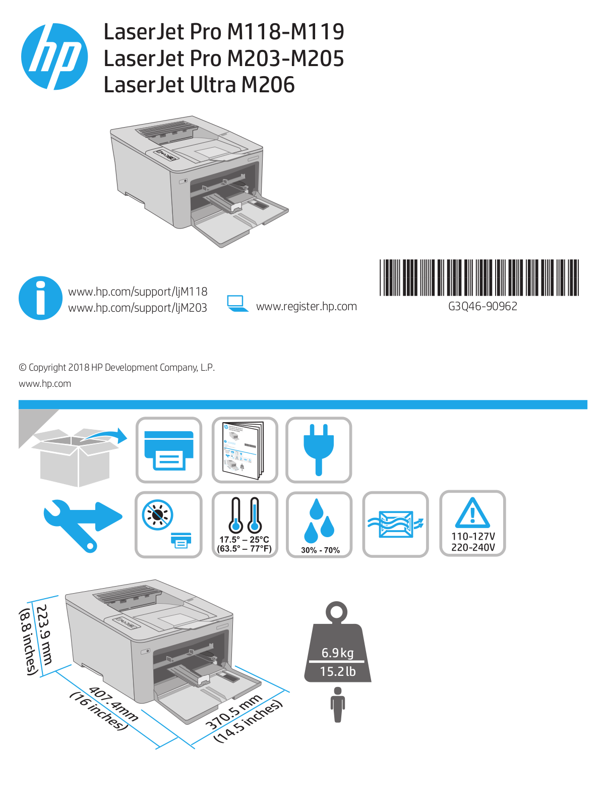 HP LaserJet M118, LaserJet M119 Reference Manual