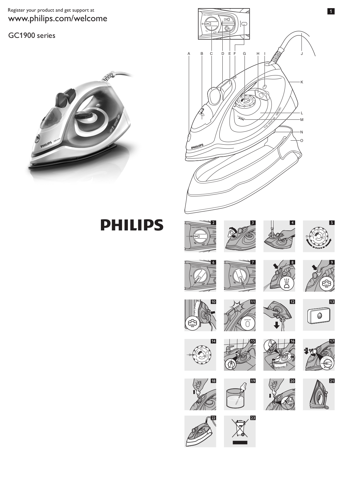 Philips GC1900 User Guide