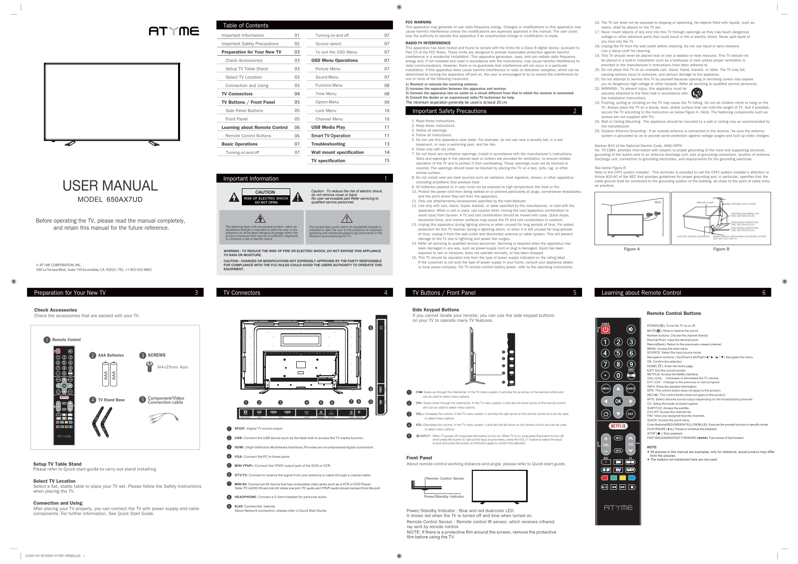 Qiyue Optronics ATYXX65XX User Manual