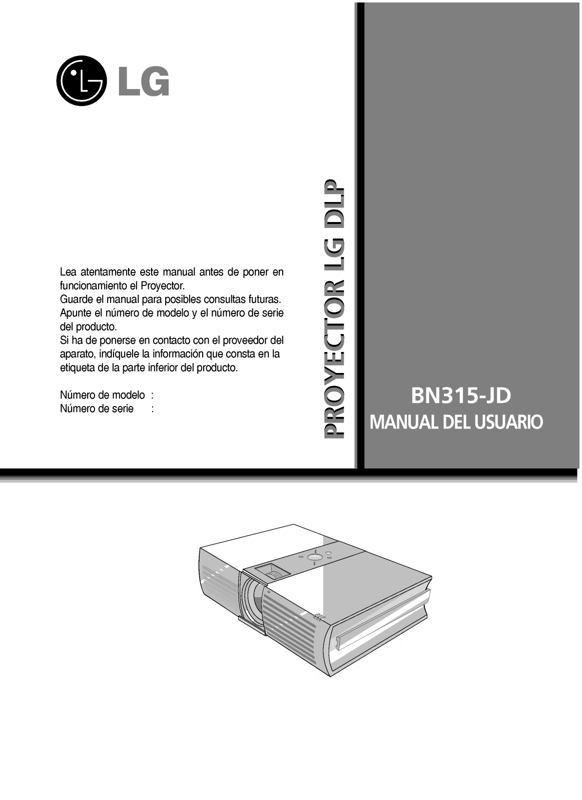 Lg BN315-JD User Manual