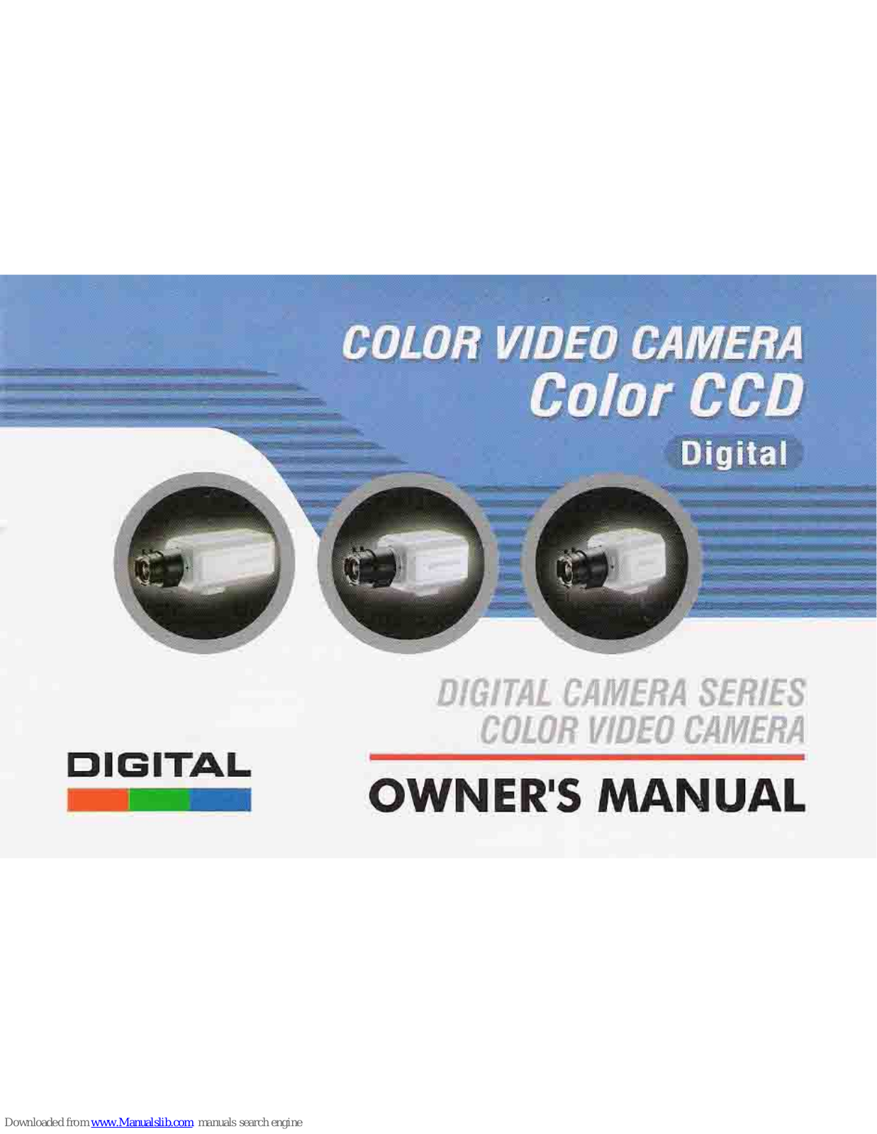 Digital Equipment Color Video Camera Color CCD, Digital Camera Series Owner's Manual