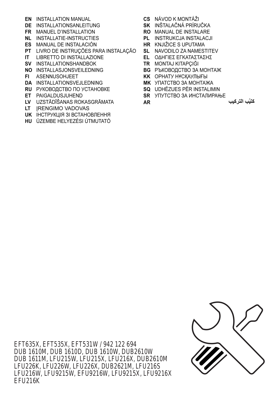 Electrolux LFU215X User Manual