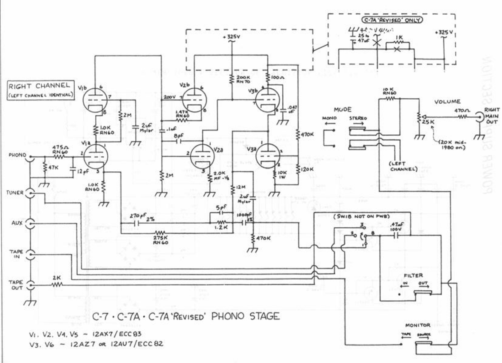 Precision Fidelity C-7 Schematic - ManualMachine.com