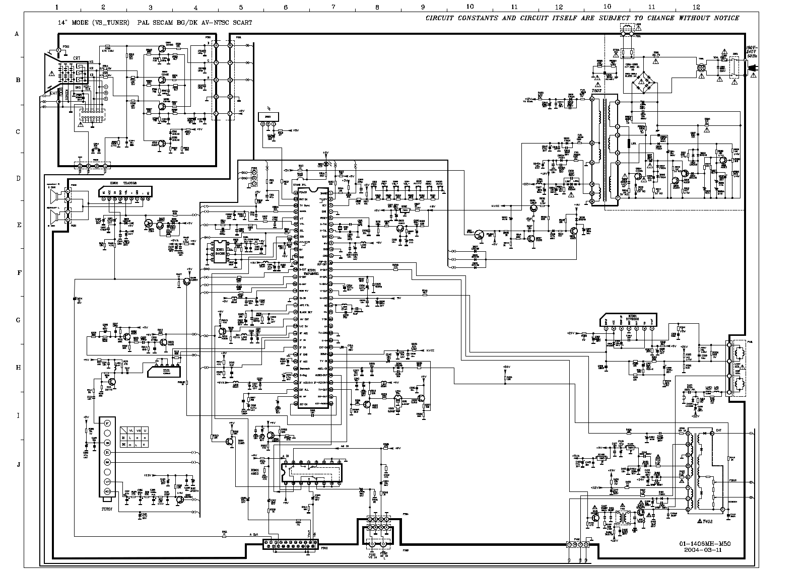 China Chasis M50 Schematic