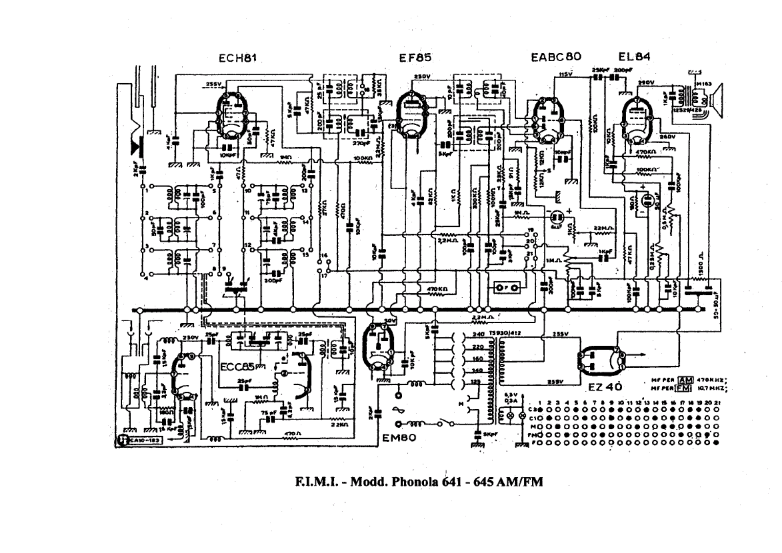 Phonola 641645 schematic - ManualMachine.com