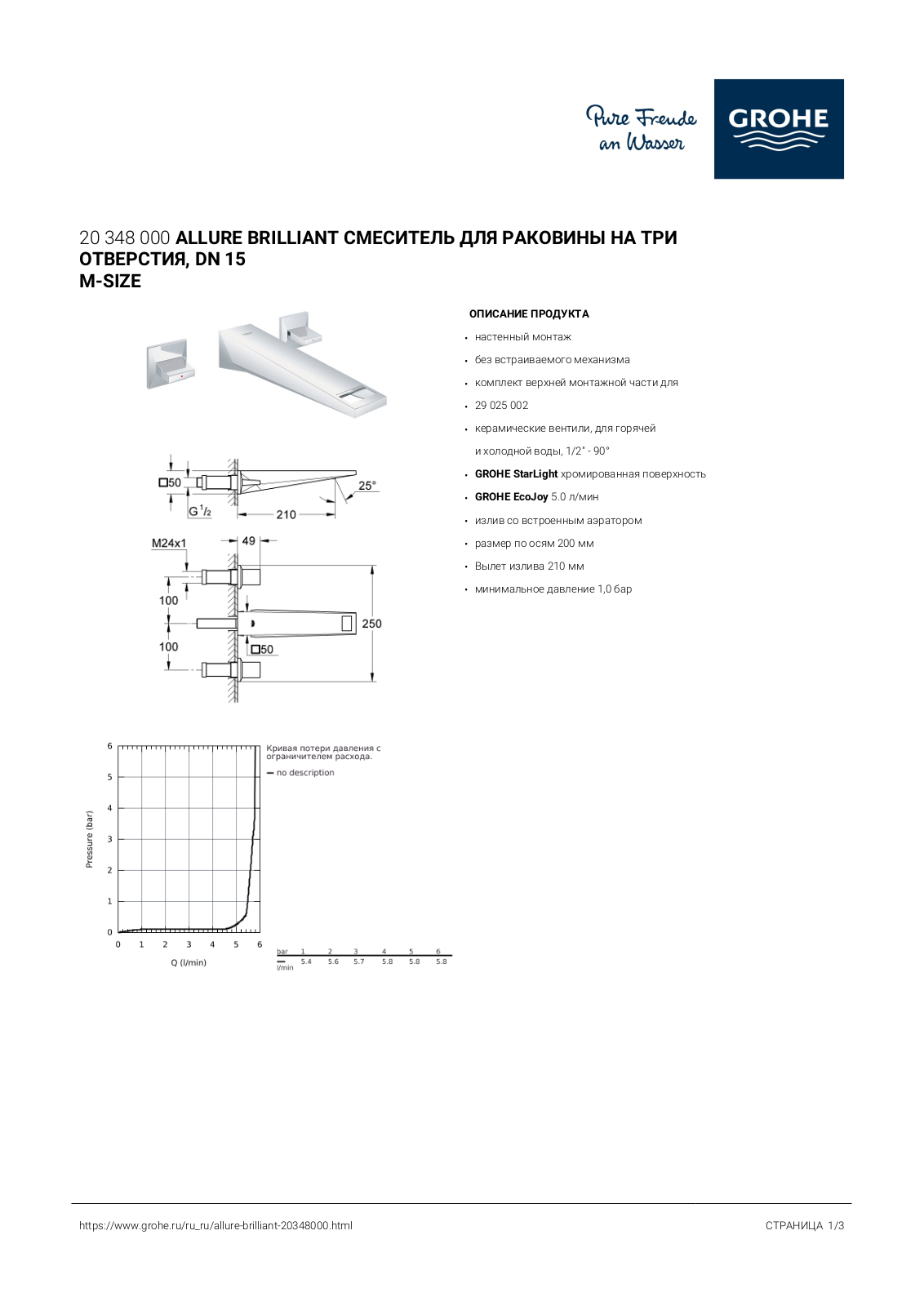 Grohe 20348000 User guide