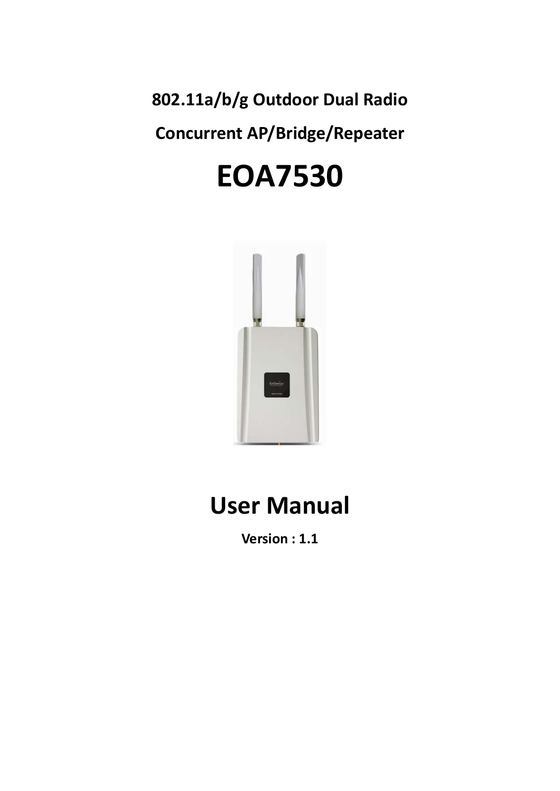 EnGenius Technologies EOA7530 User Manual