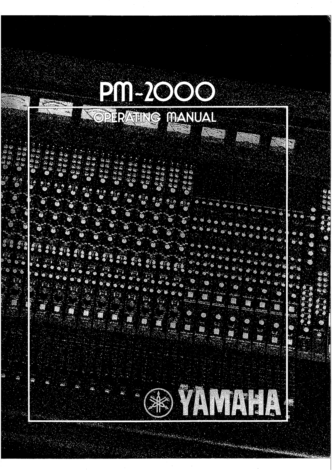 Yamaha PM2000 User Manual