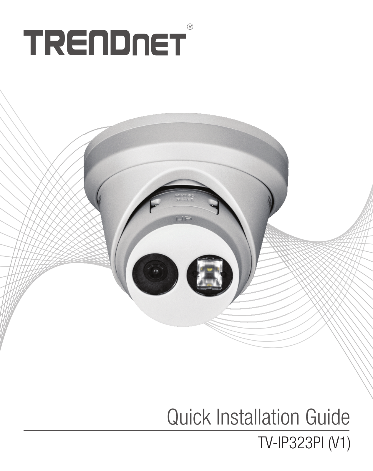 Trendnet TV-IP323PI Quick Installation Guide