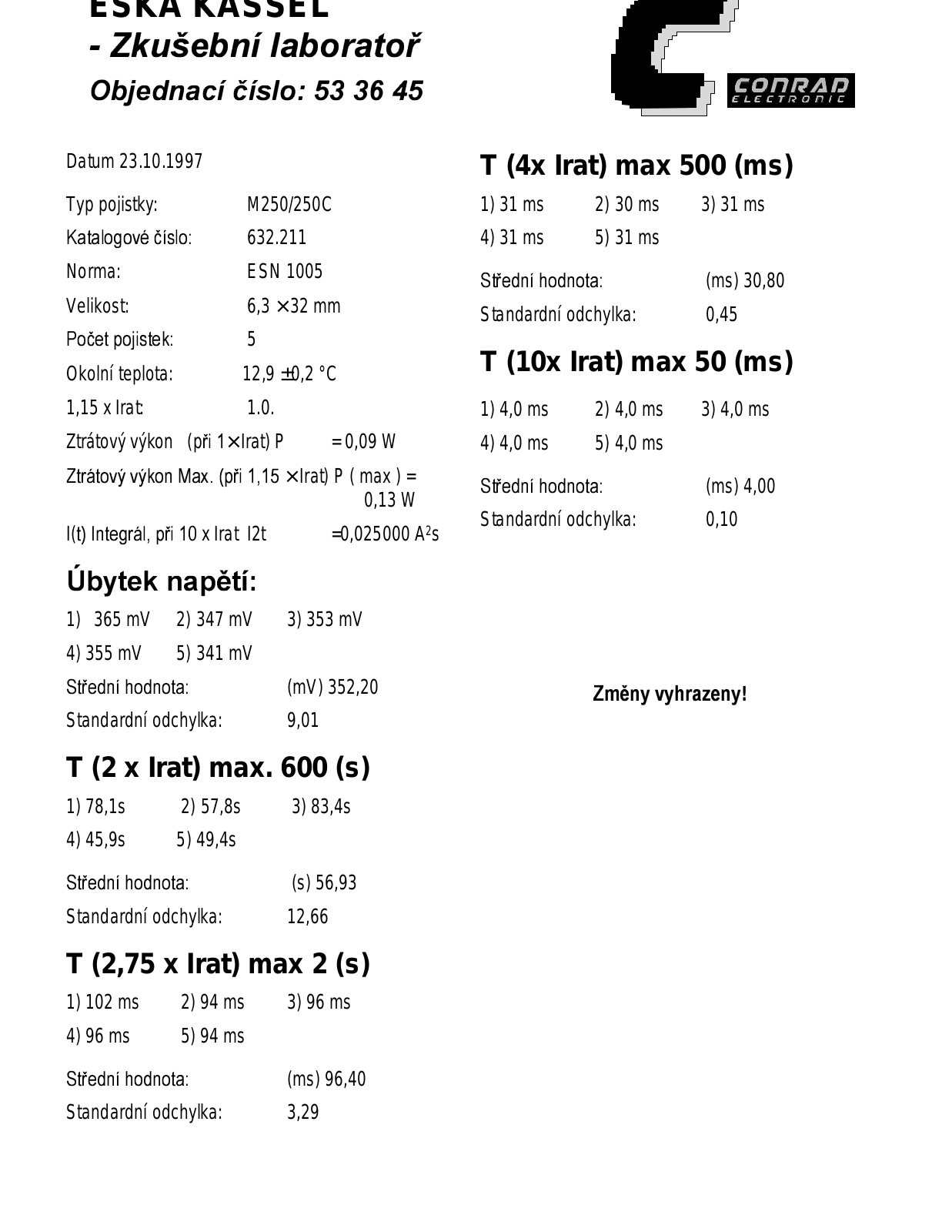 ESKA M250, M250C User manual