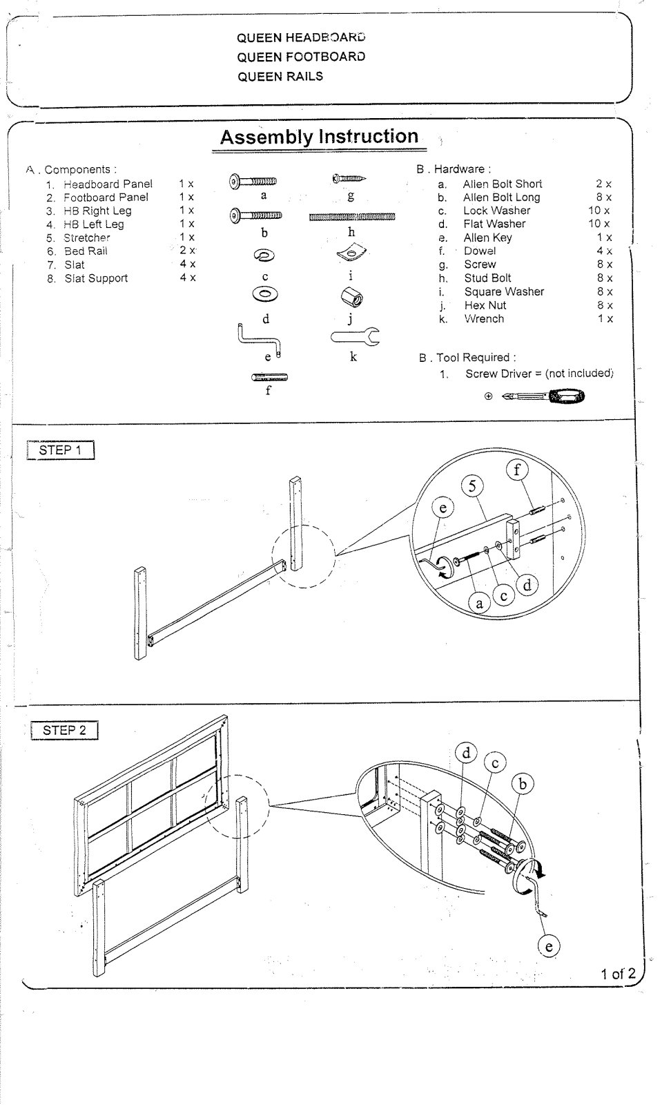 Greyleigh™ W002552865 Assembly Instructions - ManualMachine.com