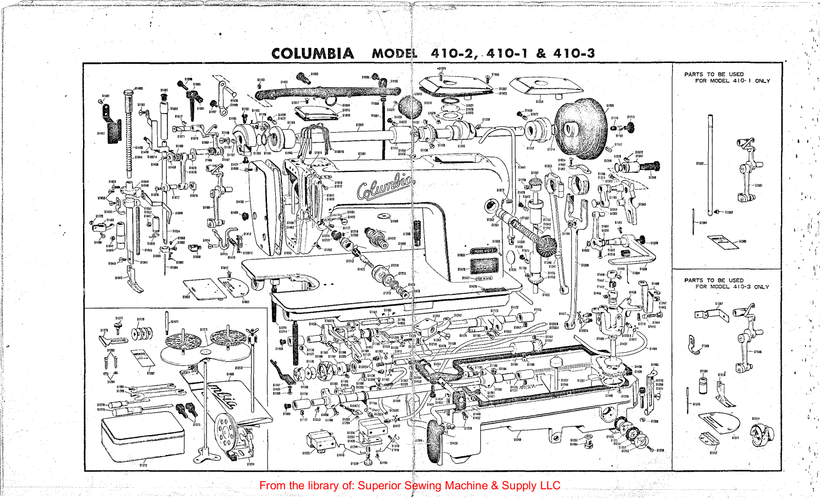 Columbia 410-1, 410-2, 410-3 User Manual