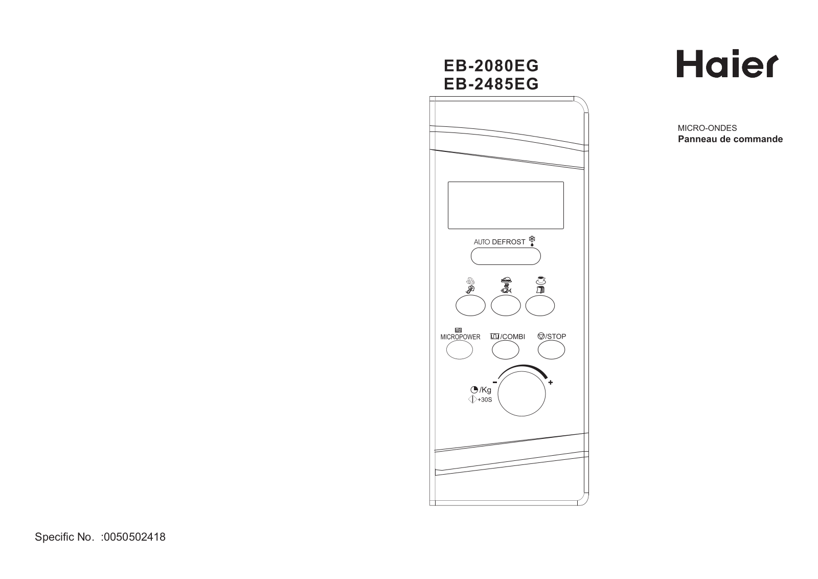 Haier EB-2485EG User Manual