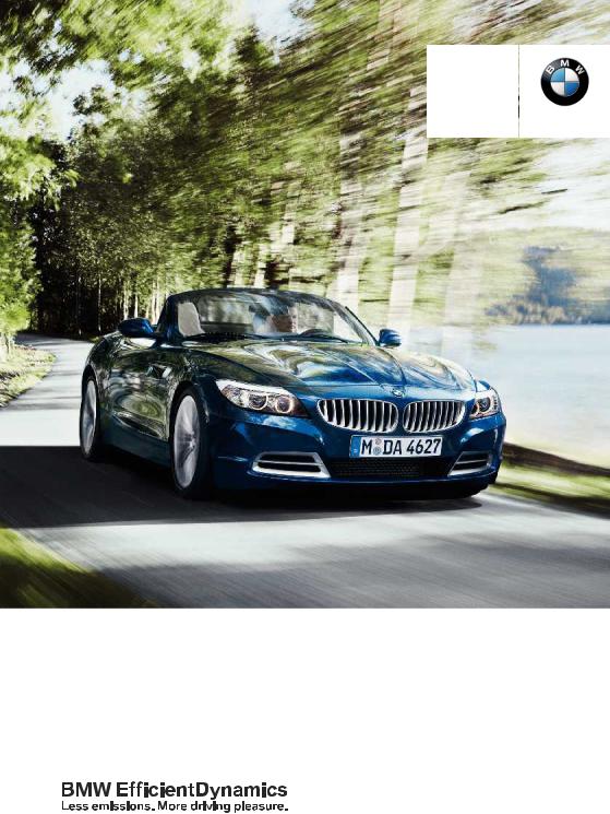 BMW Z4 sDrive35i 2012, Z4 sDrive28i 2012 Owner's Manual