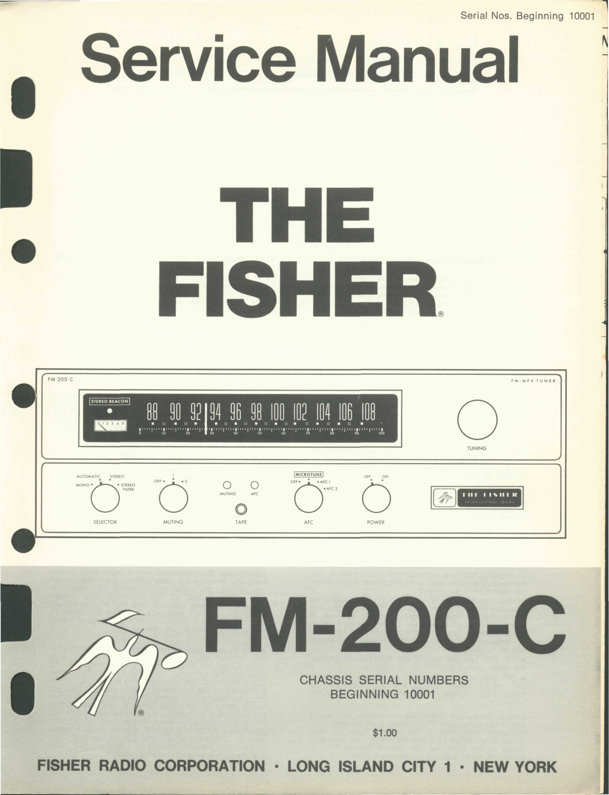 Fisher FM-200-C Service Manual