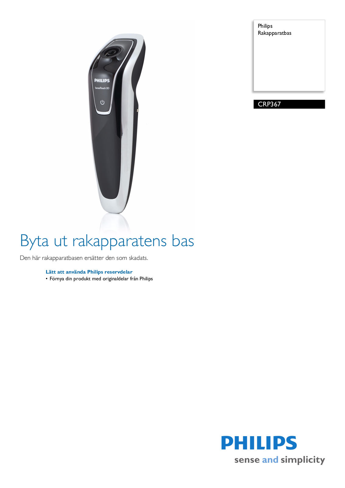 Philips CRP367 BROCHURE - ManualMachine.com