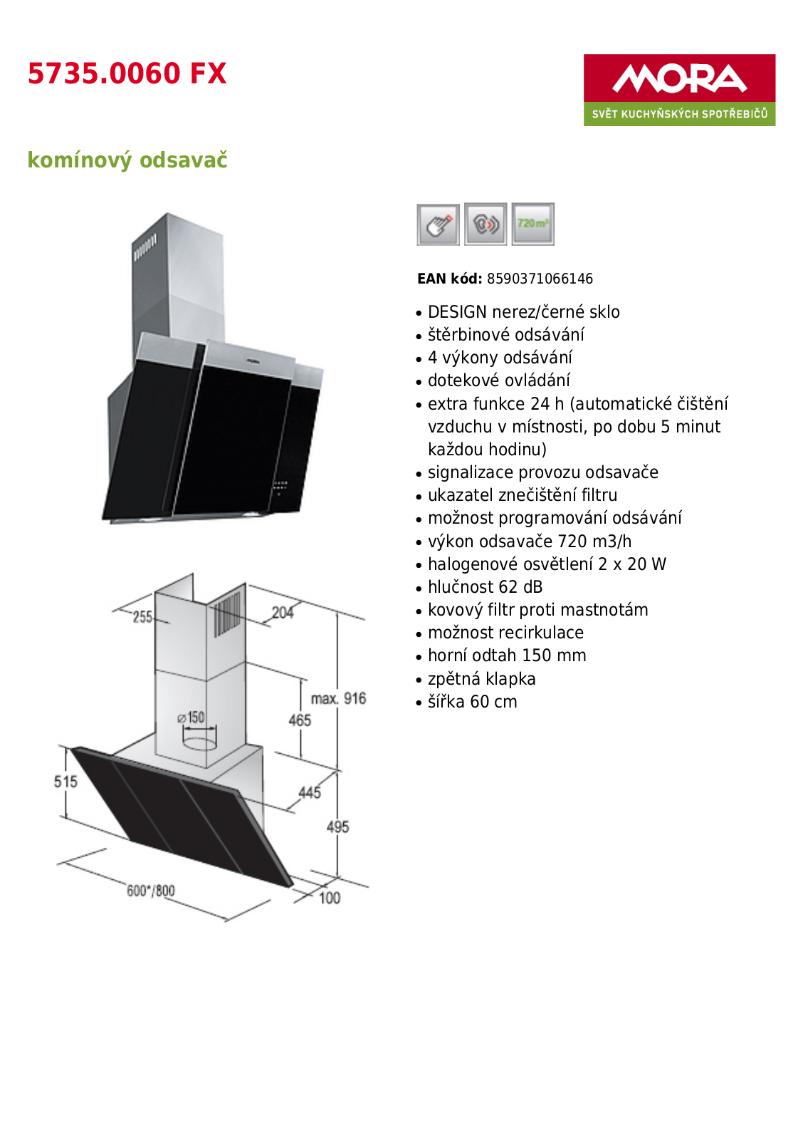 Mora OP 5735.0060 FX User Manual