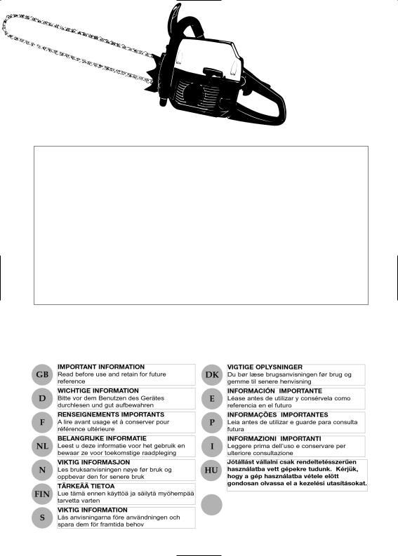 Electrolux P 610 DEKO P.U.O., P 610 DECO P.U.O., POULAN PRO 610 P.U.O. User Manual