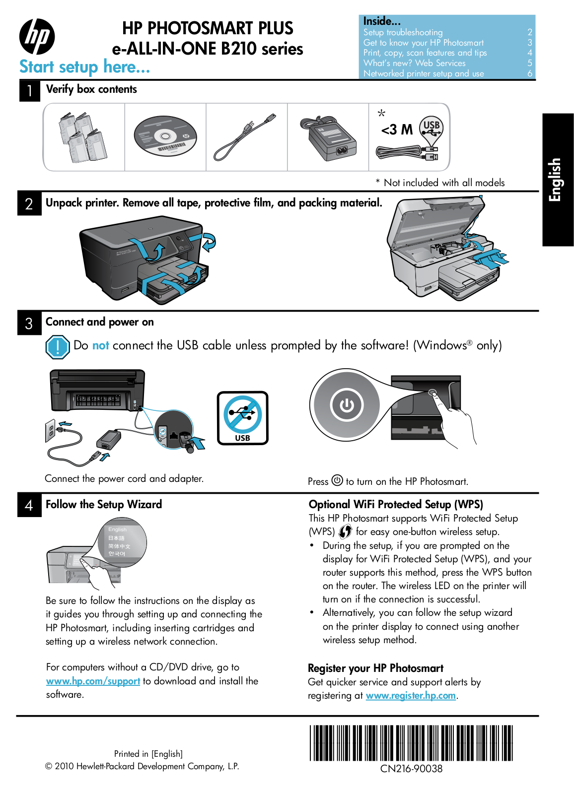 HP Photosmart Plus e - B210b, Photosmart Plus e - B210a, Photosmart Plus e - B210e Reference Guide