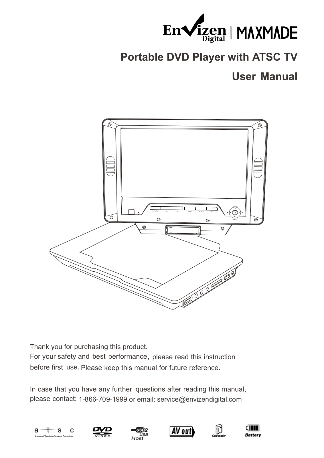 Envizen ED8890A User Manual