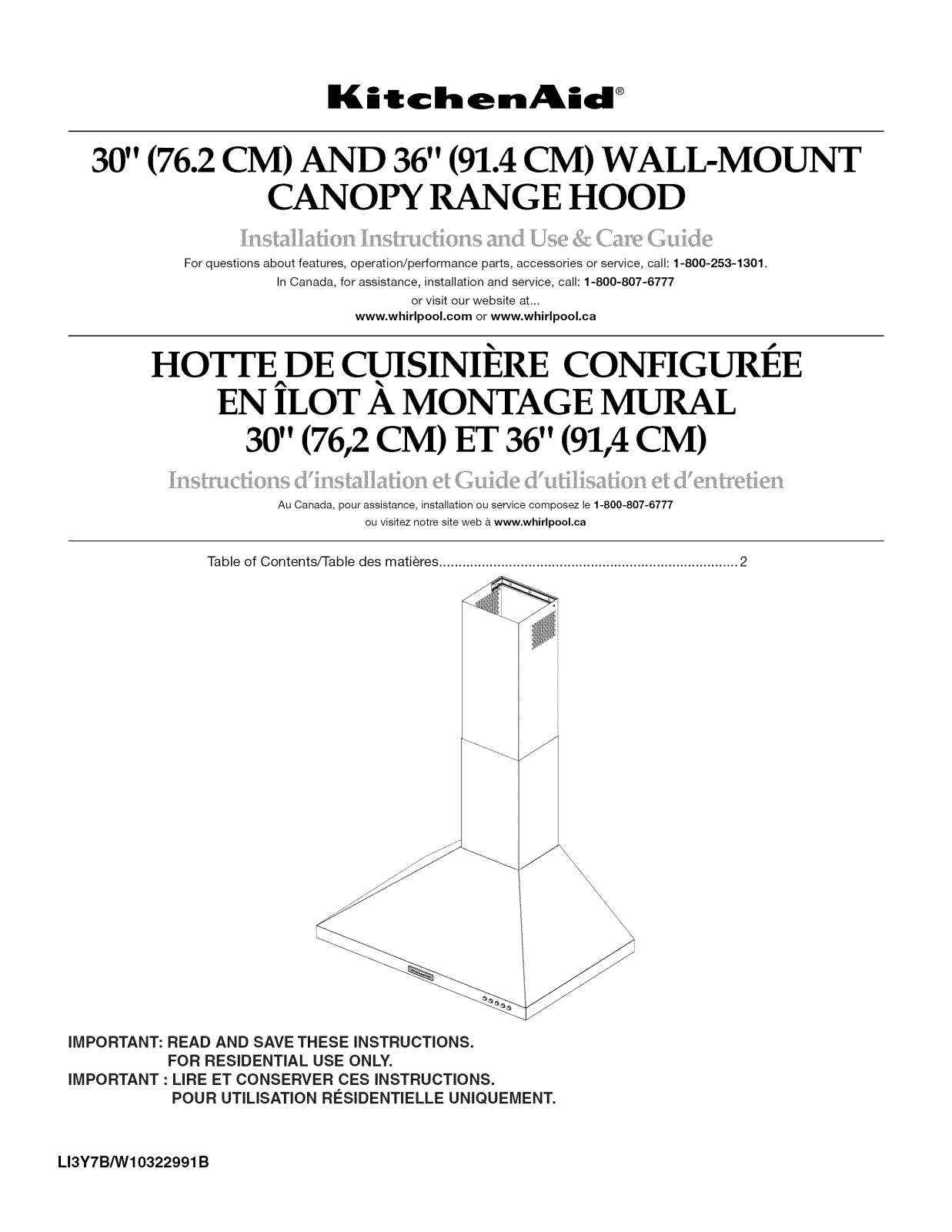 KitchenAid KXW2336YSS1, KXW2336YSS0, KXW2330YSS1, KXW2330YSS0 Owner’s Manual