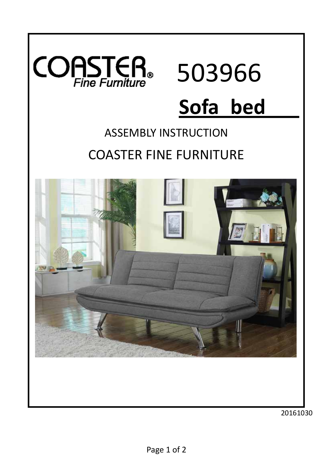 Coaster 503966 Assembly Guide - ManualMachine.com
