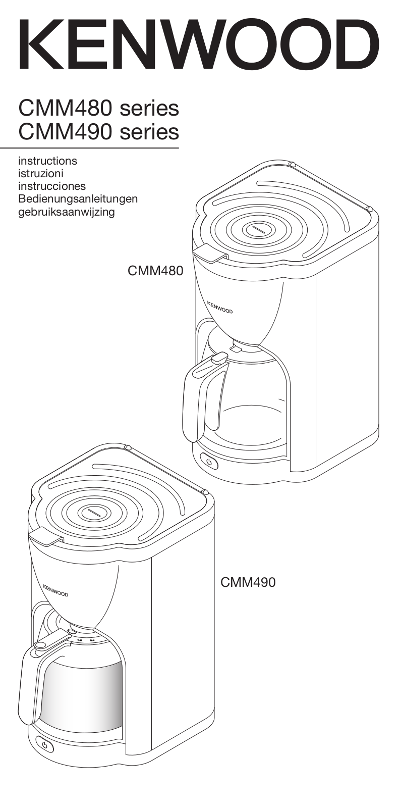 Kenwood CMM480 User Manual