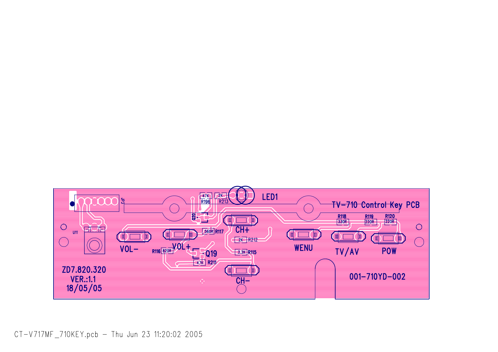 Vitek VT-5009 Schematic Top