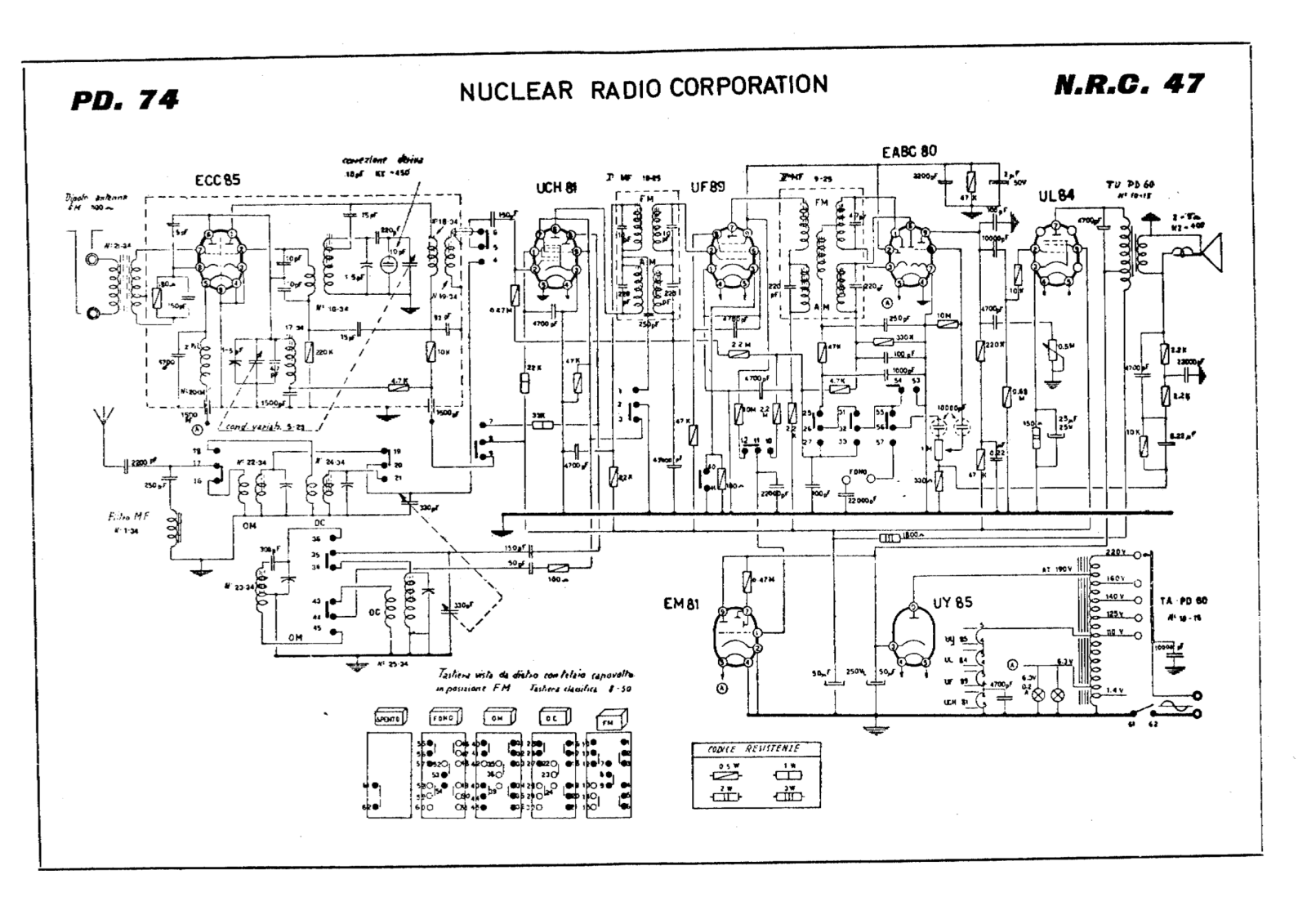 Trans Continents Radio nuclear schematic - ManualMachine.com