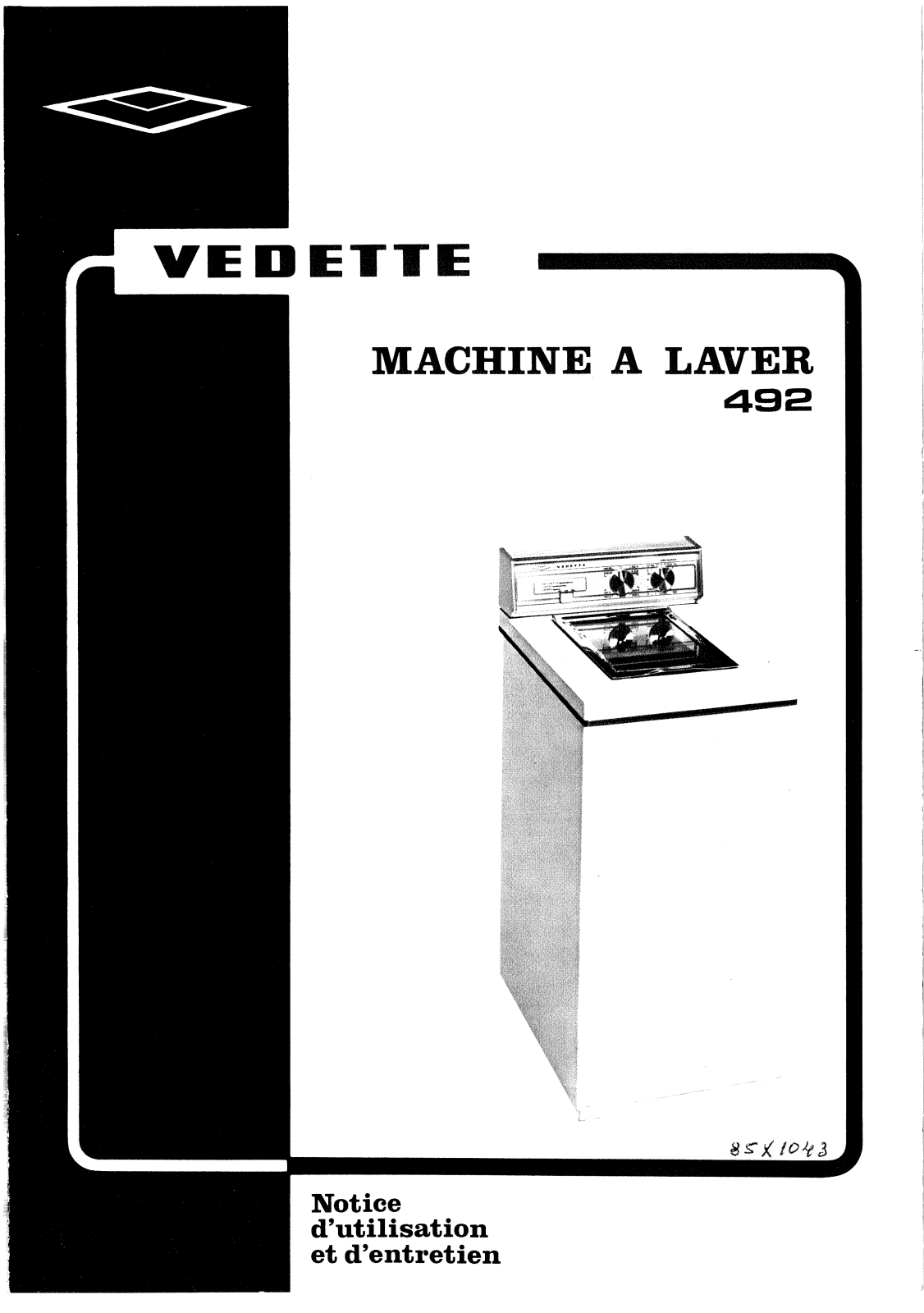 VEDETTE 492A User Manual