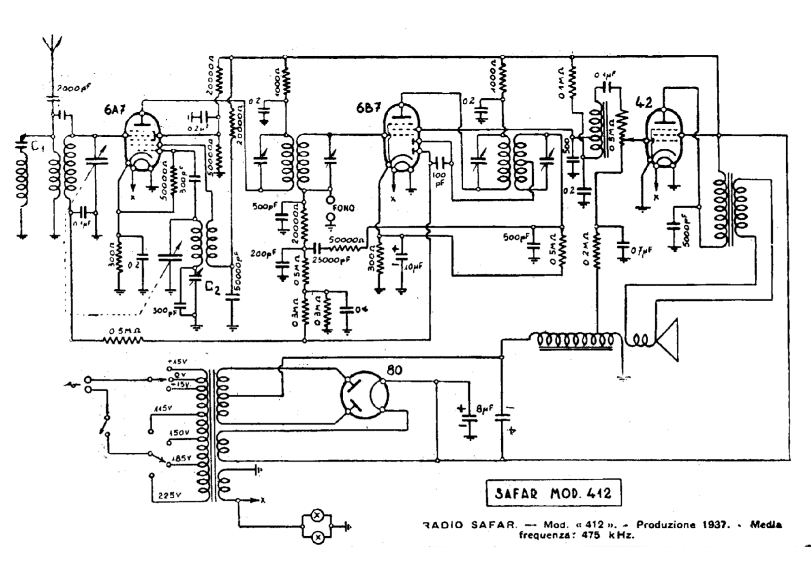 Safar 412 schematic