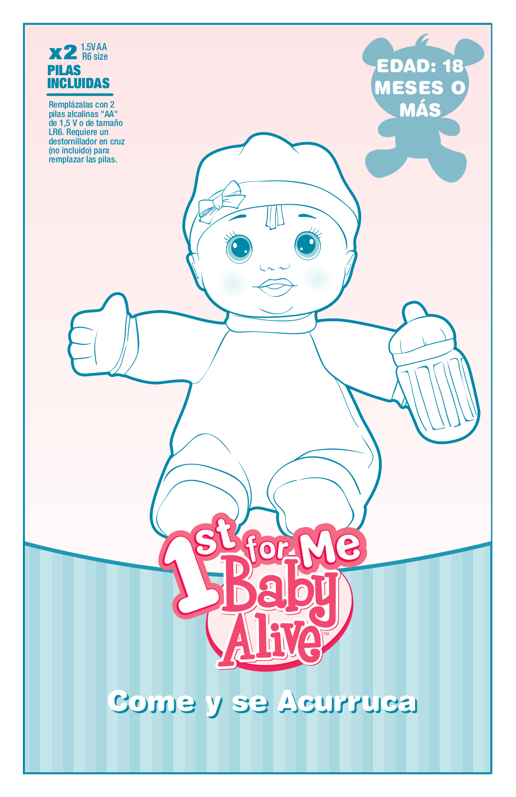 HASBRO Baby alive 1st for me Sips and Cuddles User Manual