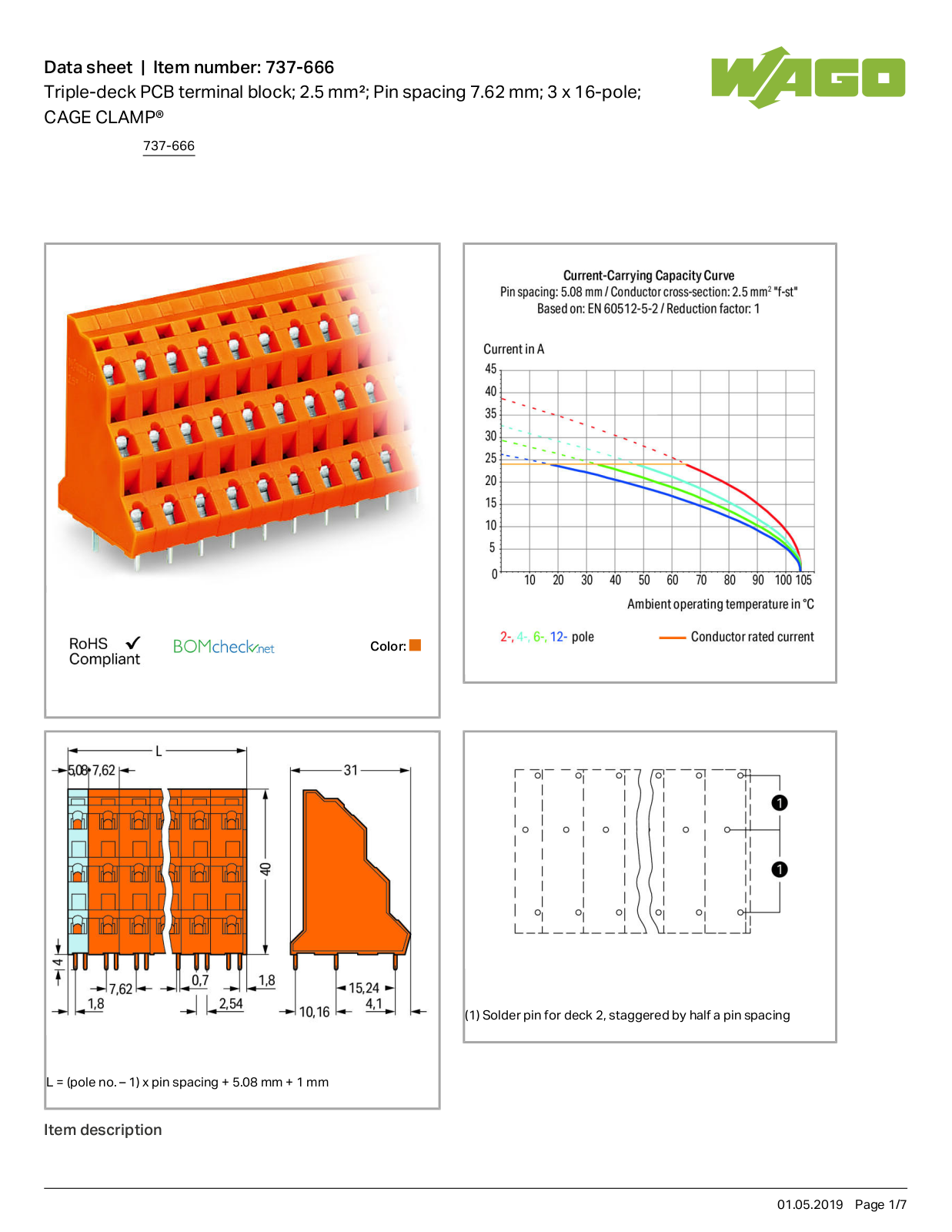 Wago 737-666 Data Sheet