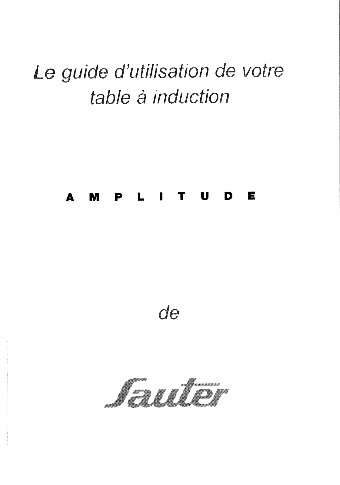 SAUTER SED32B User Manual