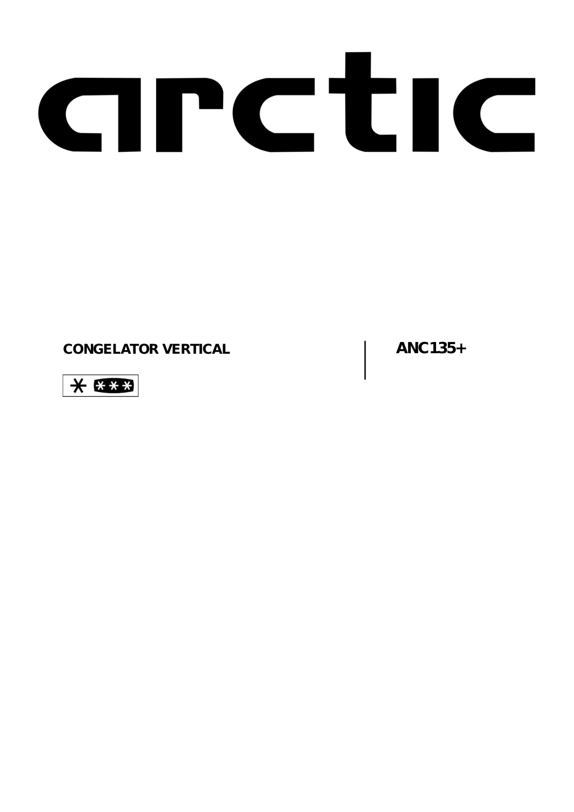 Arctic ANC135+ User guide - ManualMachine.com