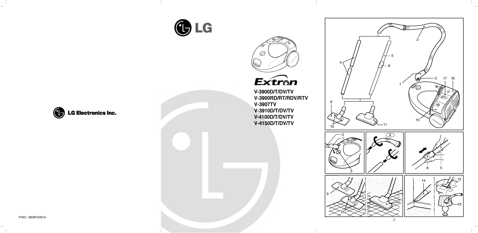 LG V-3900T Owner’s Manual