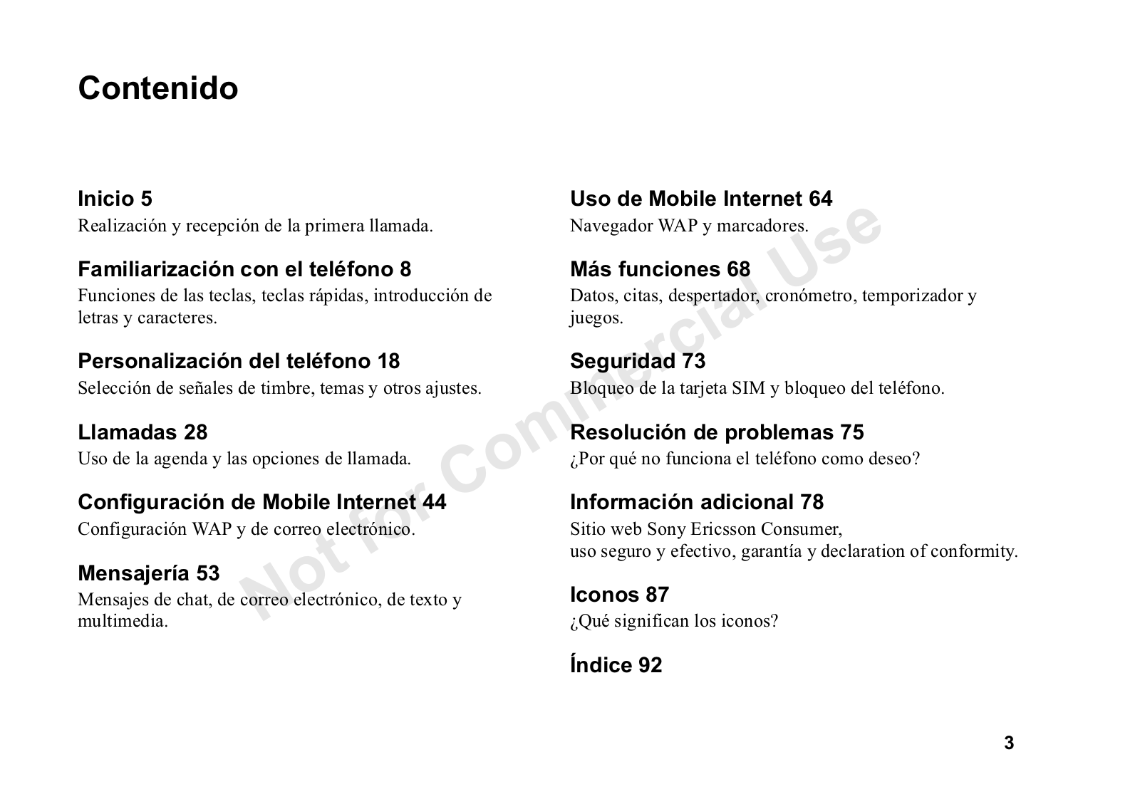 SonyEricsson T300 User Manual