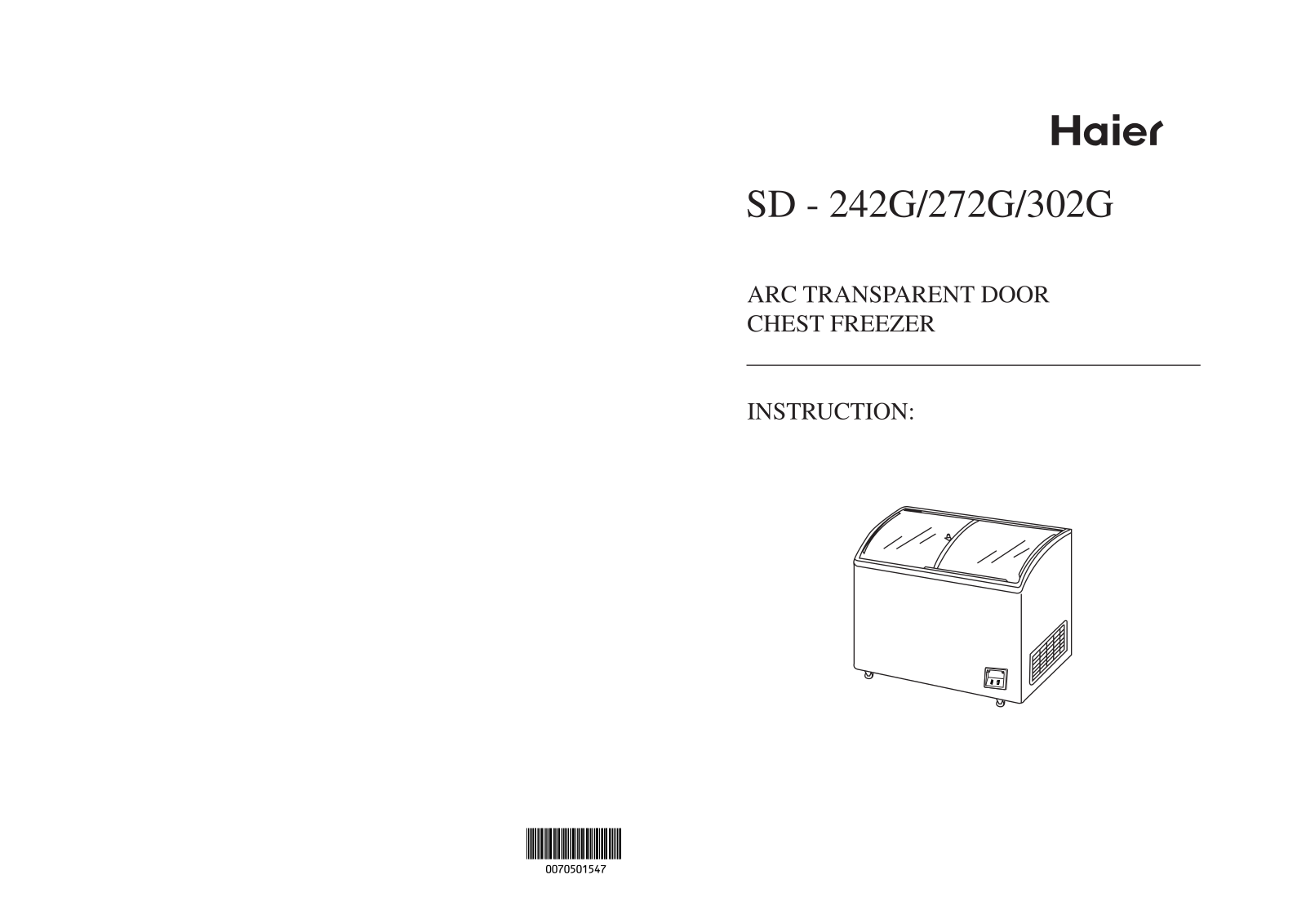 Haier SD-302G User Manual