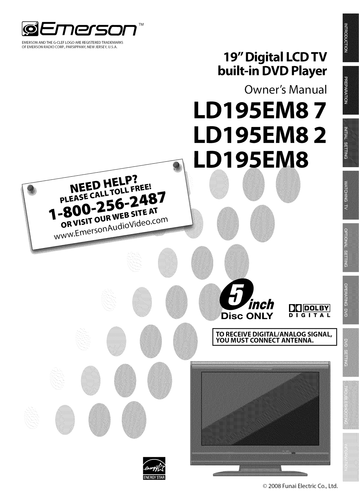 Emerson LD195EM8 Owner’s Manual