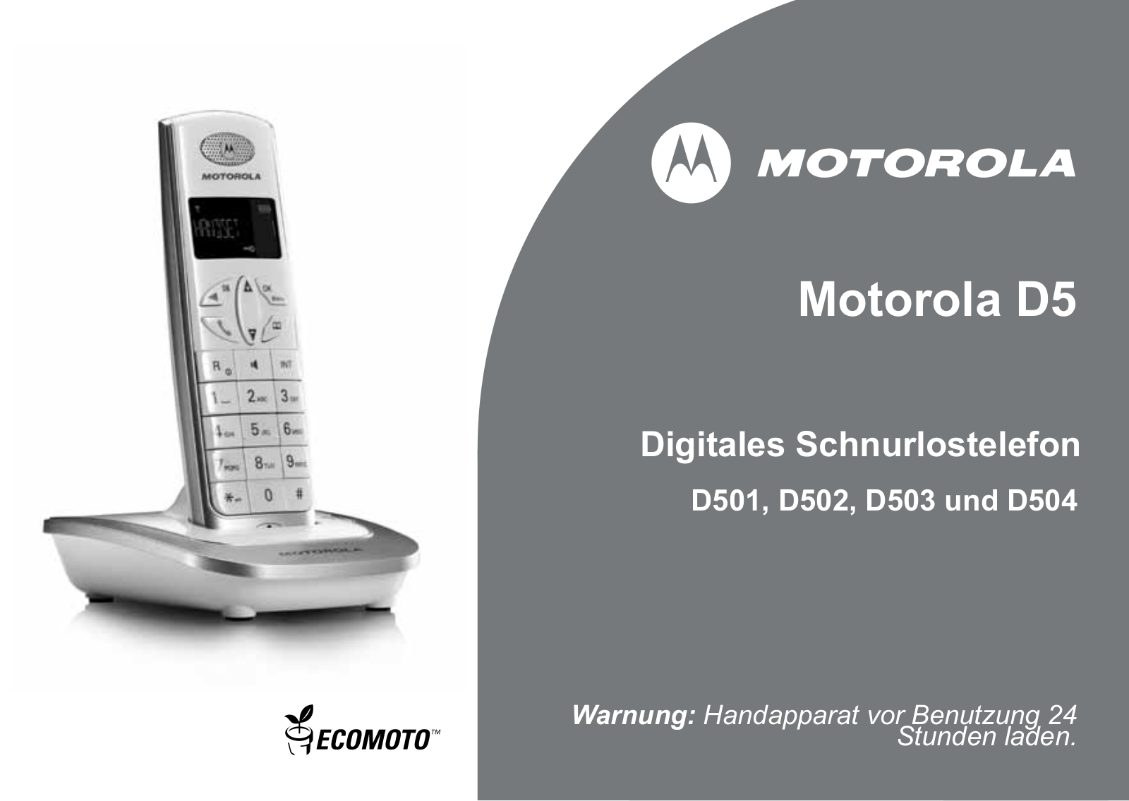 Motorola D501, D502, D503, D504 User guide