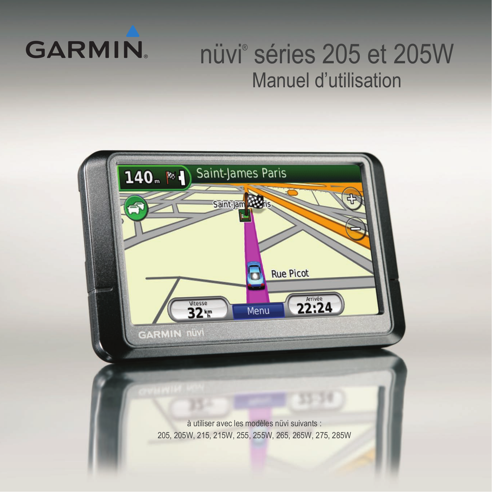 Garmin 205W User Manual