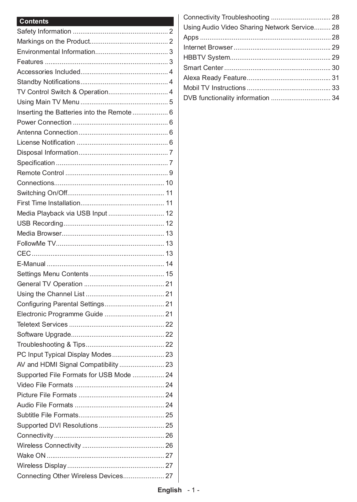 Salora 24HMS5904 User manual