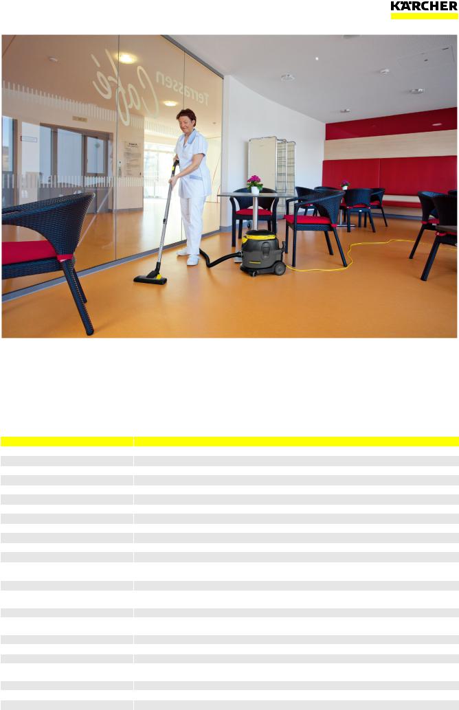 Karcher T 15/1 HEPA Brochure