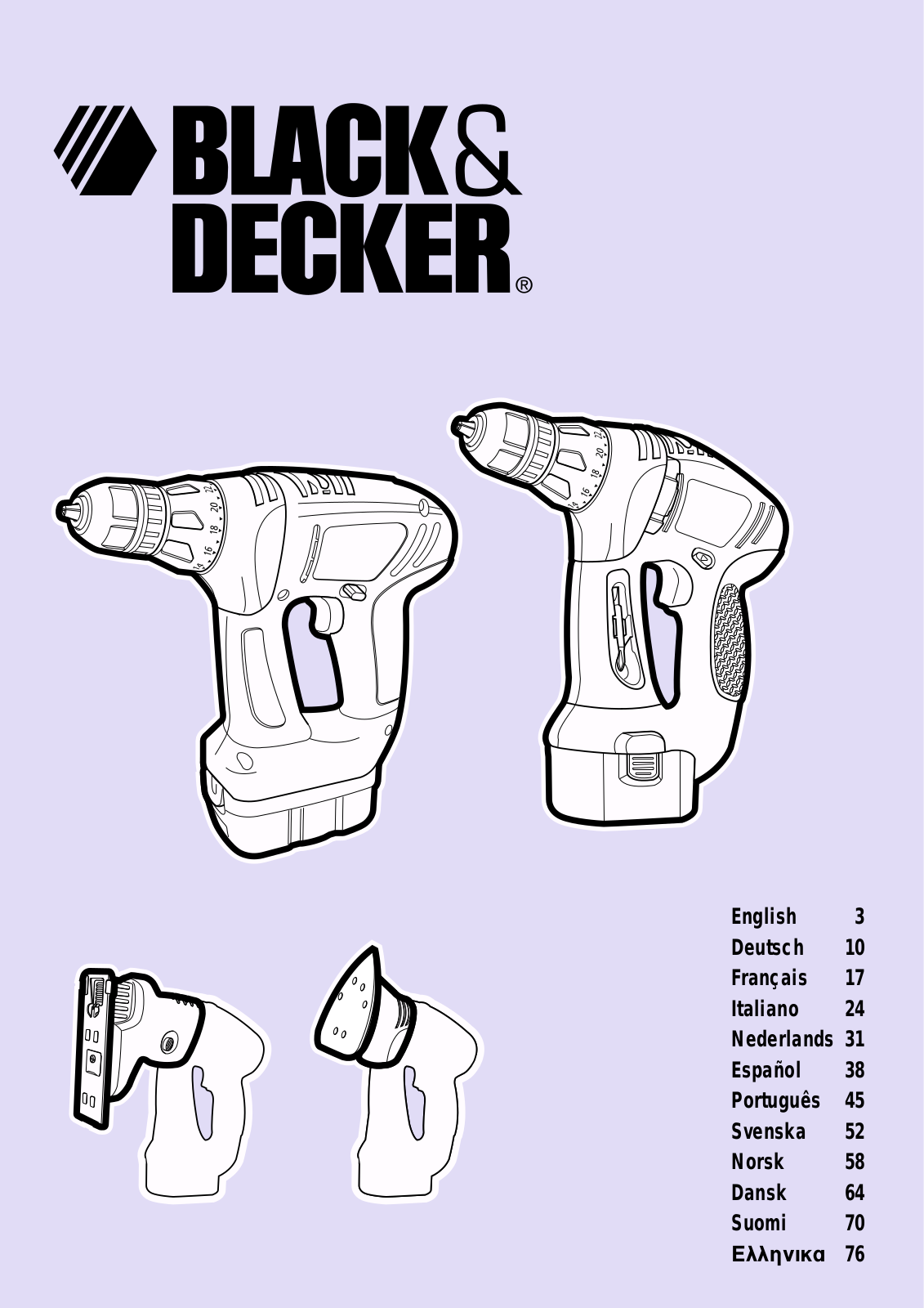 Black & Decker KC2000F User Manual