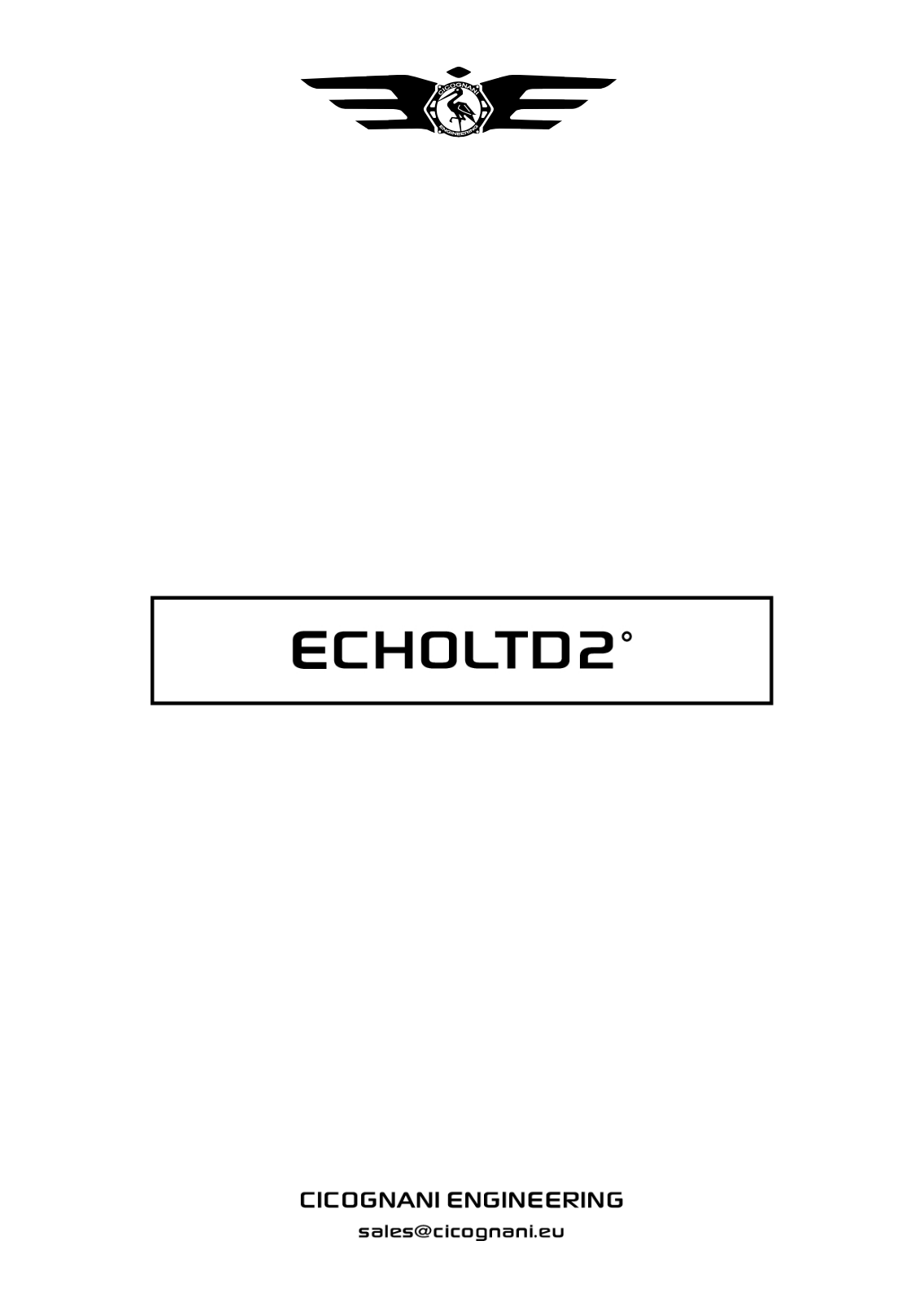 Cicognani ECHOLTD 2 User guide - ManualMachine.com