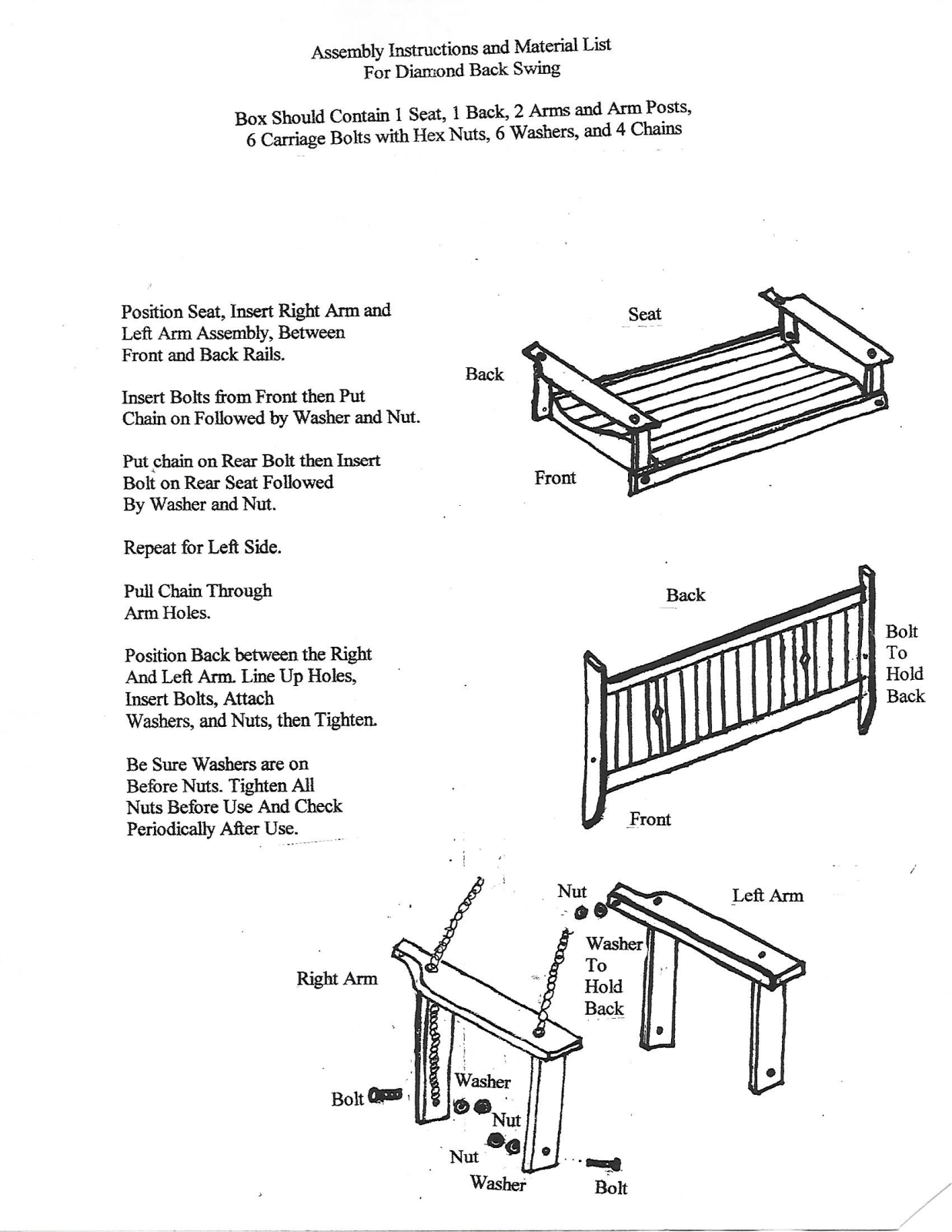 Beecham Swings BCHM1020 Installation & Assembly - ManualMachine.com