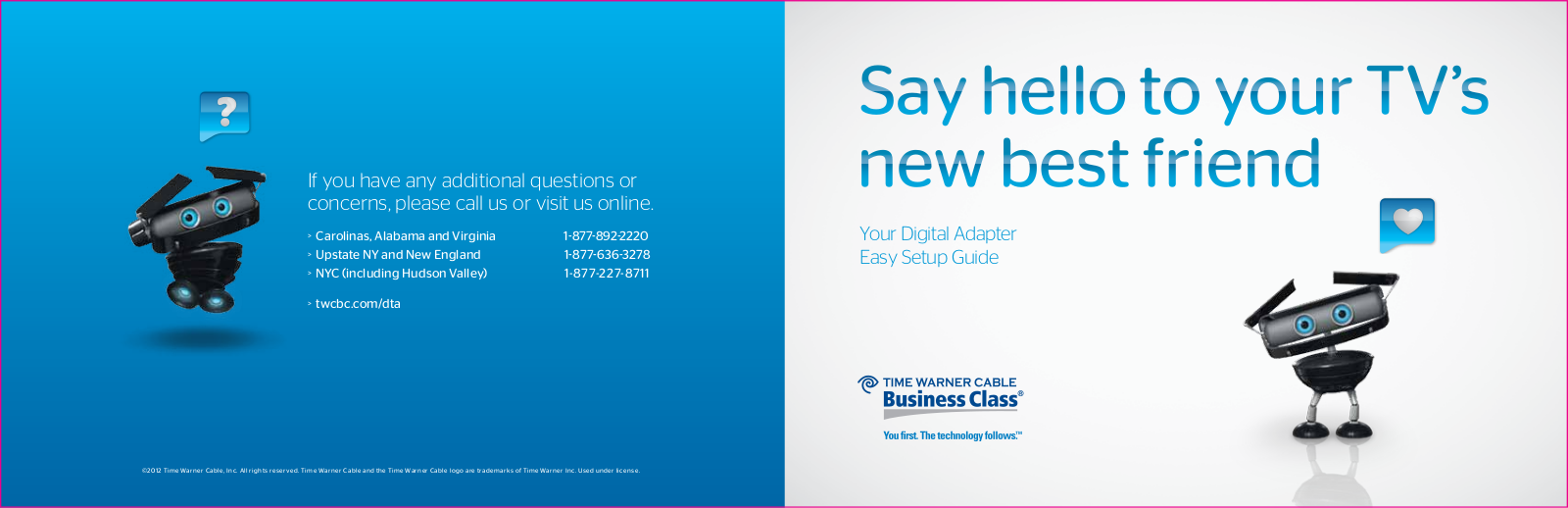 Time Warner Cable Business Class Digital Adapter Easy Setup Manual - ManualMachine.com