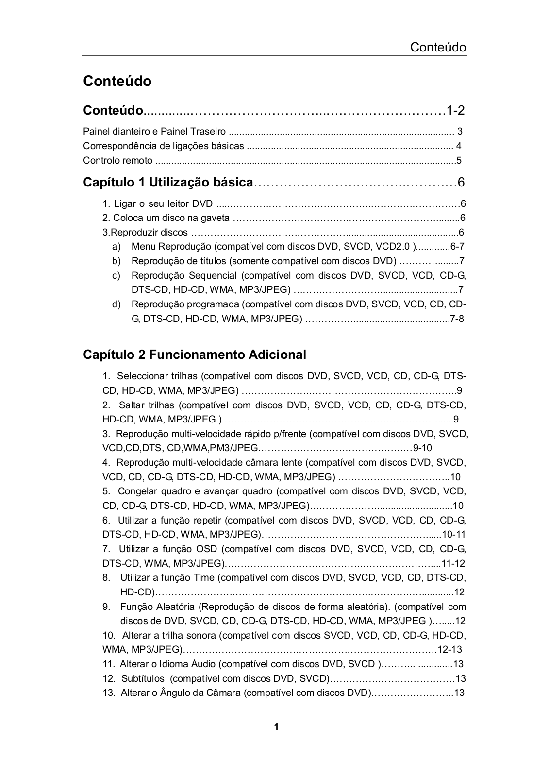 Denver DVD-826 User Manual