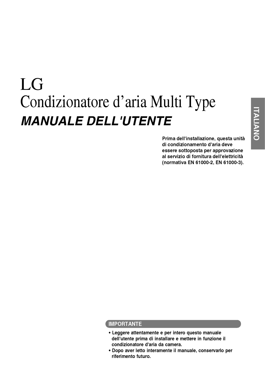 Lg M30AH, MC-09AHV, MC-12AHV, MC-07AHB, MC-12AH User Manual